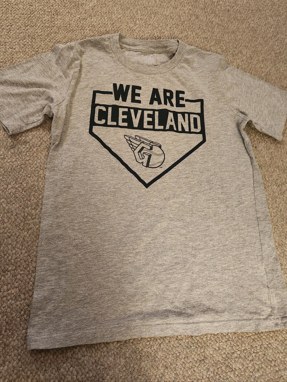 Kids' Cleveland Guardians Gray T-Shirt